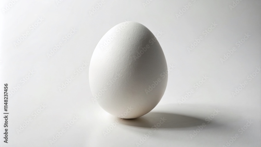 Minimalist White Egg Photography: Pure White Background, Studio Shot, Clean Aesthetic, Simple Egg Image, Product Photography, Food Photography, Close-up Egg, Macro Egg, White Object, Egg Still Life Minimalist White Egg Photography: Pure White Background, Studio Shot, Clean Aesthetic, Simple Egg Image, Product Photography, Food Photography, Close-up Egg, Macro Egg, White Object, Egg Still Life