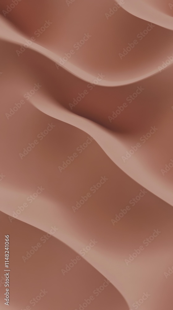 PANTONE 17-1230 Mocha Mousse Minimalist 3D Pattern Wallpaper Design PANTONE 17-1230 Mocha Mousse Minimalist 3D Pattern Wallpaper Design