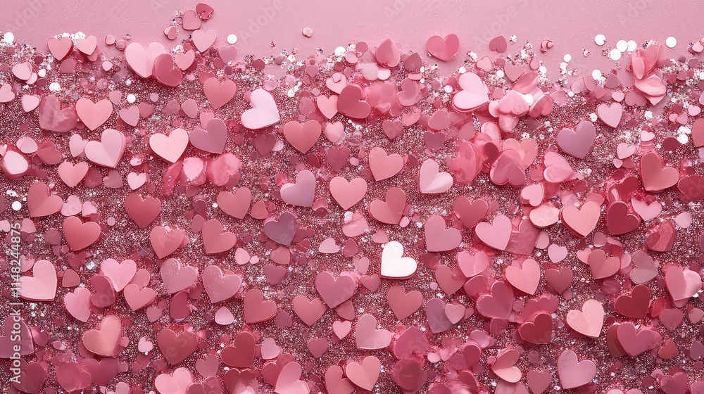 Valentine's Day Themed Background, Generative AI Valentine's Day Themed Background, Generative AI