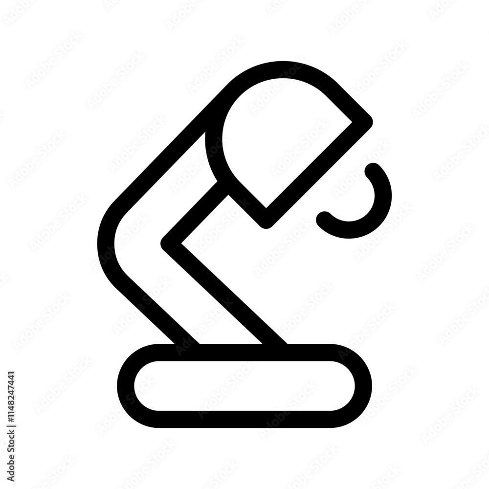 Study Lamp Icon Vector Symbol Design Illustration Study Lamp Icon Vector Symbol Design Illustration