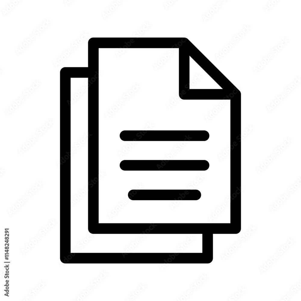 File Icon Vector Symbol Design Illustration File Icon Vector Symbol Design Illustration