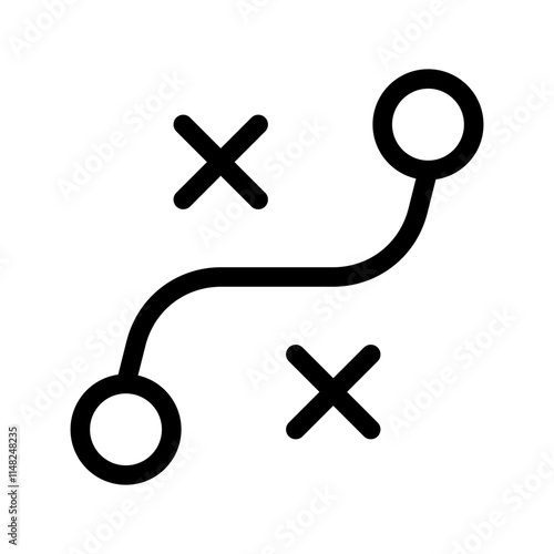 Strategy Icon Vector Symbol Design Illustration