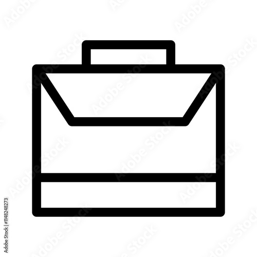 Briefcase Icon Vector Symbol Design Illustration