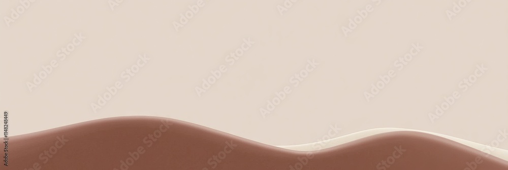 PANTONE 17-1230 Mocha Mousse Minimalist 3D Pattern Wallpaper Design PANTONE 17-1230 Mocha Mousse Minimalist 3D Pattern Wallpaper Design