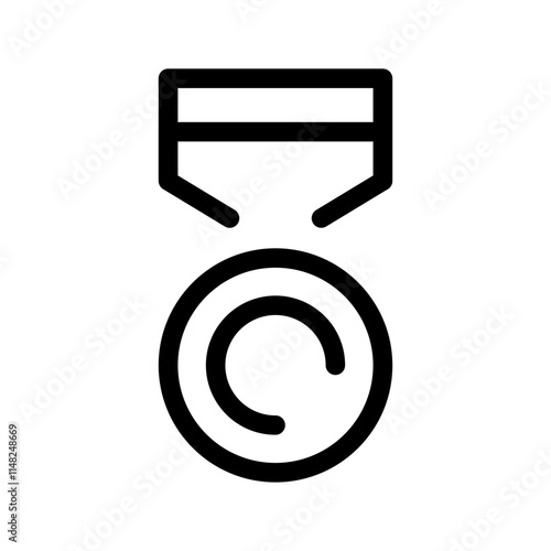 Medal Icon Vector Symbol Design Illustration