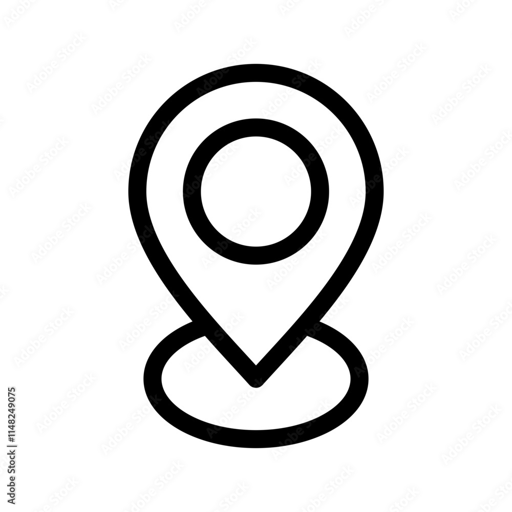 Pin Icon Vector Symbol Design Illustration Pin Icon Vector Symbol Design Illustration