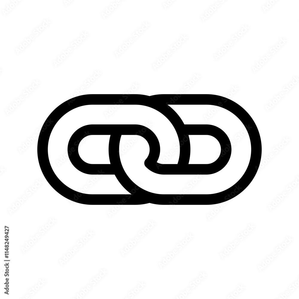 Link Icon Vector Symbol Design Illustration Link Icon Vector Symbol Design Illustration