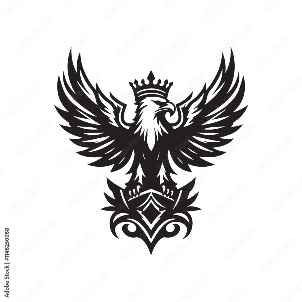 eagle silhouette vector clip art logo design eagle silhouette vector clip art logo design