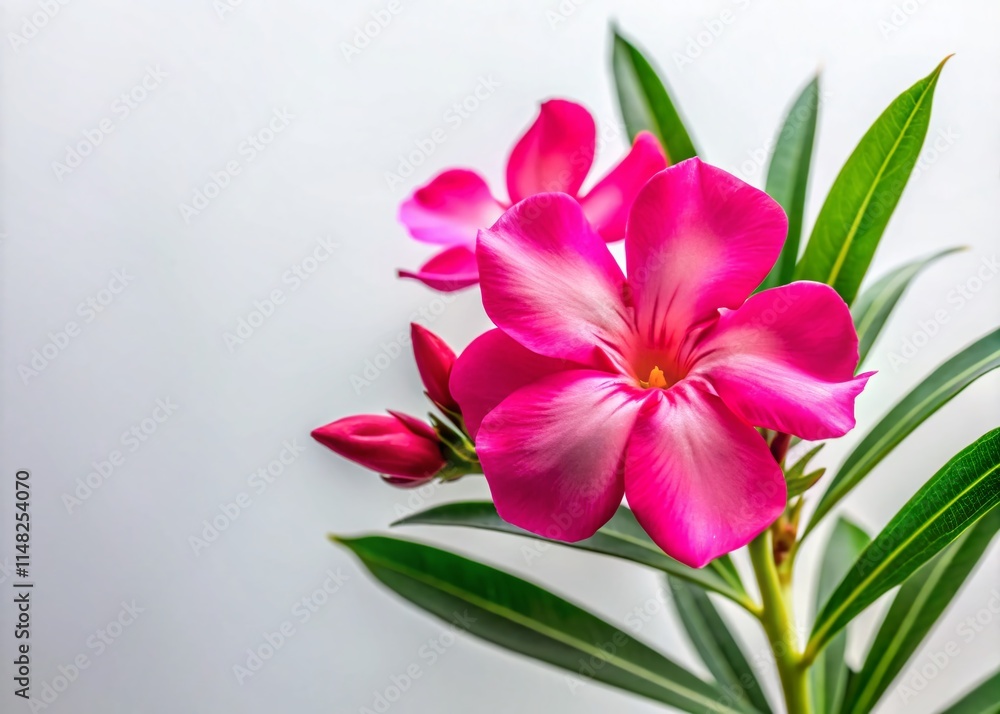 Nerium Oleander Wallpaper: Vibrant Pink Flower Bloom Desktop Background Image Nerium Oleander Wallpaper: Vibrant Pink Flower Bloom Desktop Background Image