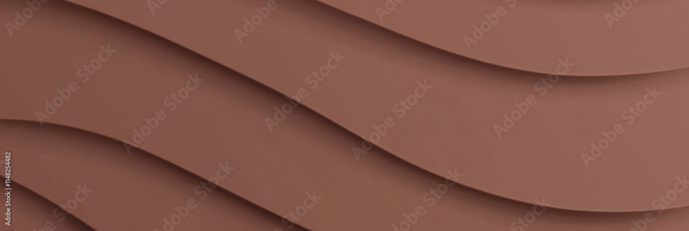 PANTONE 17-1230 Mocha Mousse Minimalist 3D Pattern Wallpaper Design PANTONE 17-1230 Mocha Mousse Minimalist 3D Pattern Wallpaper Design