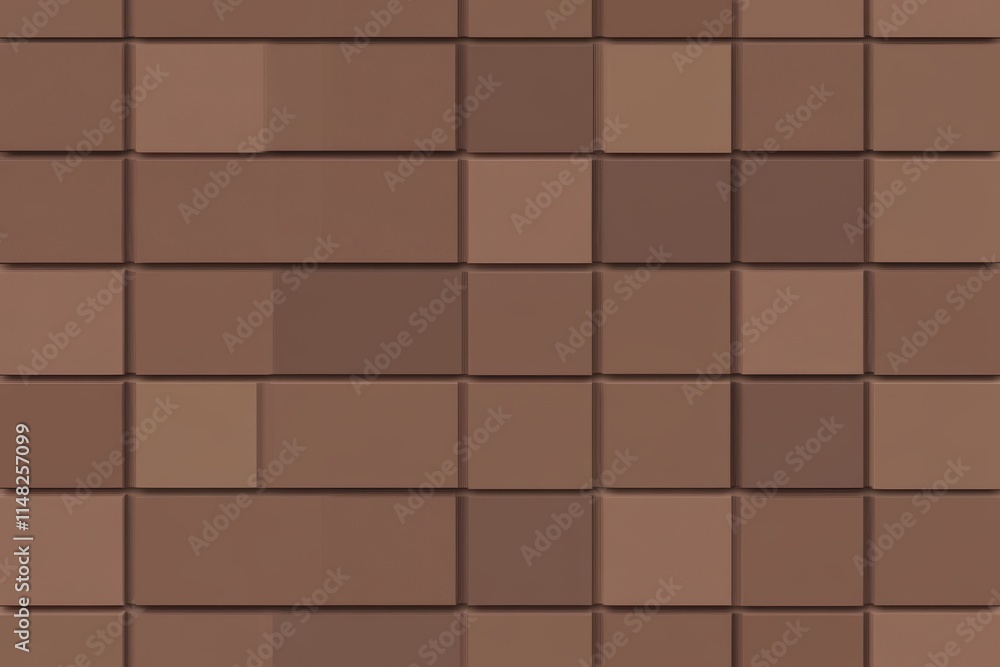 PANTONE 17-1230 Mocha Mousse Minimalist 3D Pattern Wallpaper Design PANTONE 17-1230 Mocha Mousse Minimalist 3D Pattern Wallpaper Design