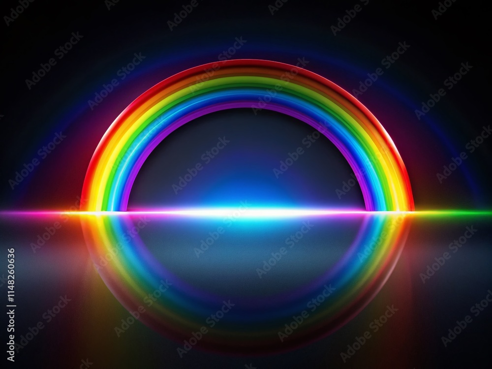 Night Photography: Stunning Rainbow Horizon, Dark Background, Celestial Line, Galactic Stripe, Cosmic Beam Night Photography: Stunning Rainbow Horizon, Dark Background, Celestial Line, Galactic Stripe, Cosmic Beam