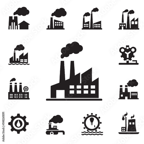 Factory Icons Set.
