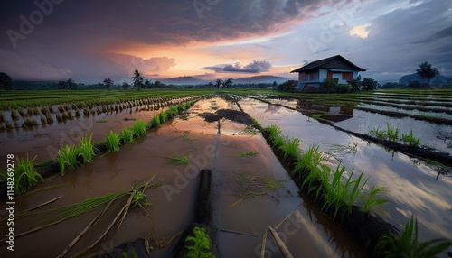 Hope blossoms anew in the hearts of farmers.  