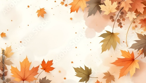 Winter background. Hand painted watercolor and gold brush texture, Flower and botanical leaves hand drawing. Abstract art design for wallpaper, wall art, wedding, banner, and invite cards.