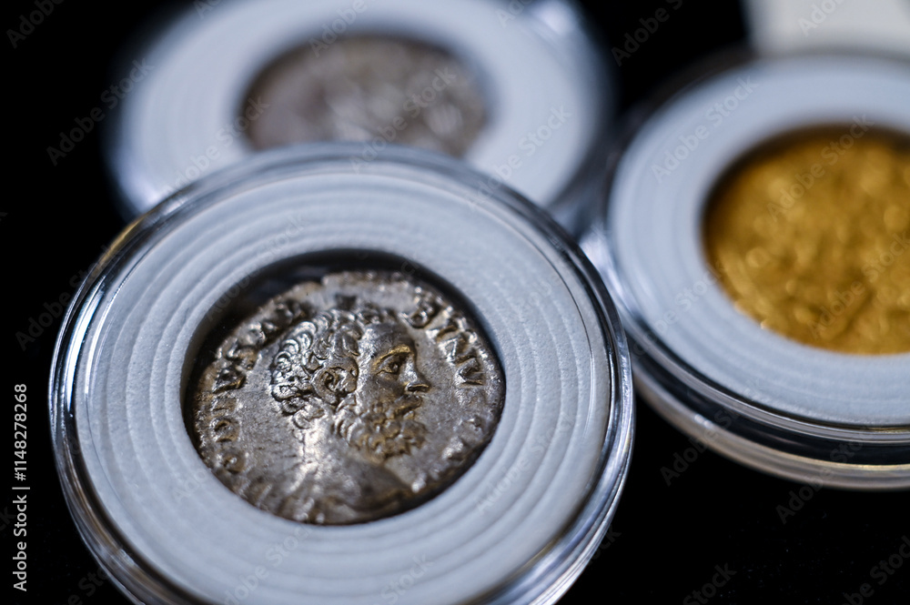 Numismatics of ancient gold and silver coins