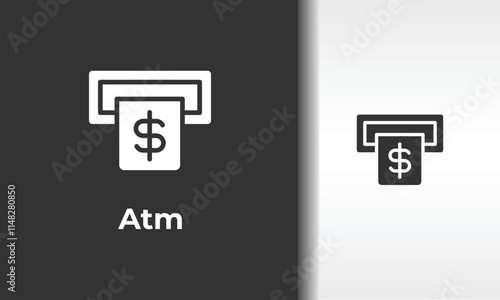 Atm Vector, Icon Or Logo Sign Isolated Symbol Illustration
