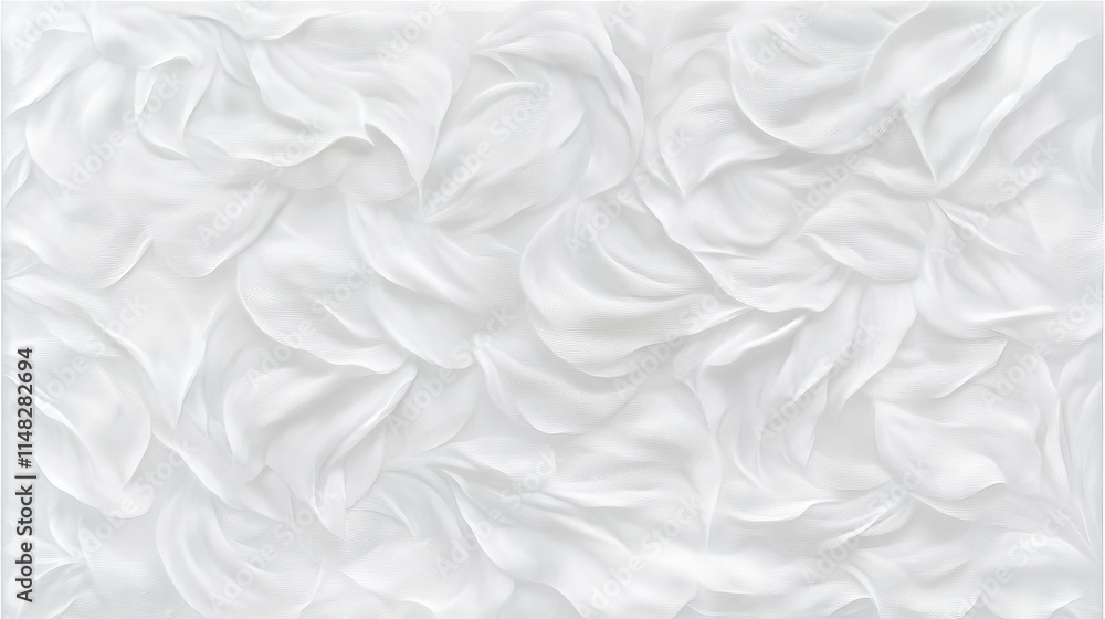 Obraz premium White Abstract Sculptural Texture Background Design