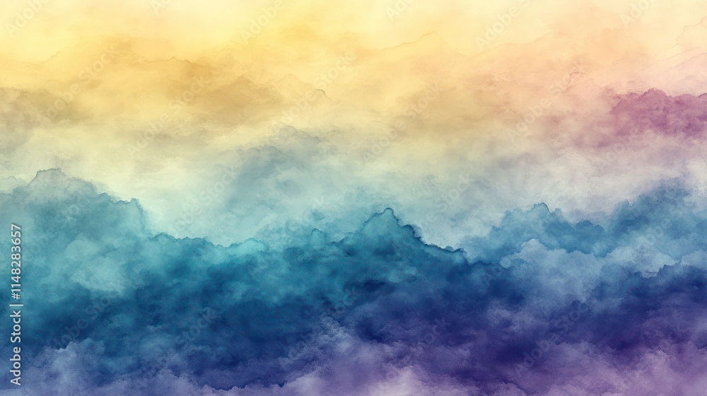 Colorful misty mountains abstract background. Colorful misty mountains abstract background.