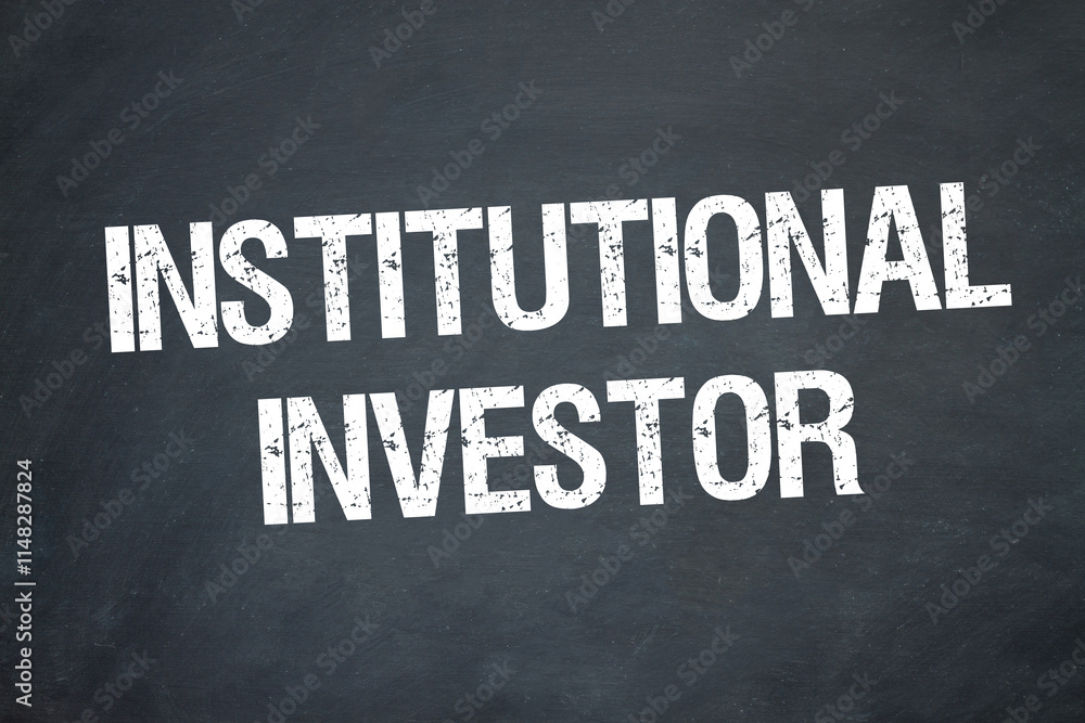 Obraz premium Institutional Investor 