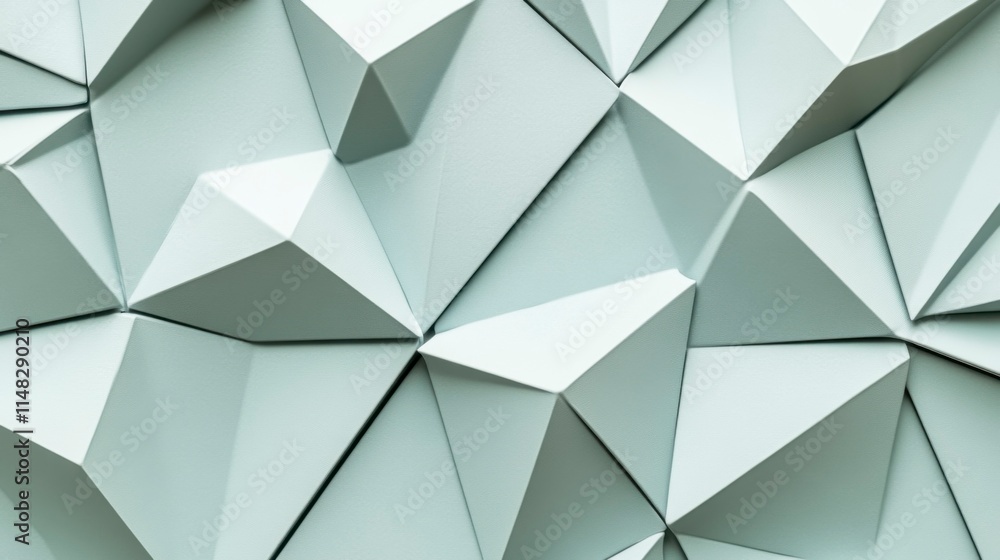 Obraz premium Smooth abstract blue background with geometric lines and soft gradients, designed to create a tech-savvy atmosphere ideal for modern technology and digital themes