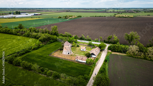 Papi Fele Windmill, Southern Hungary photo