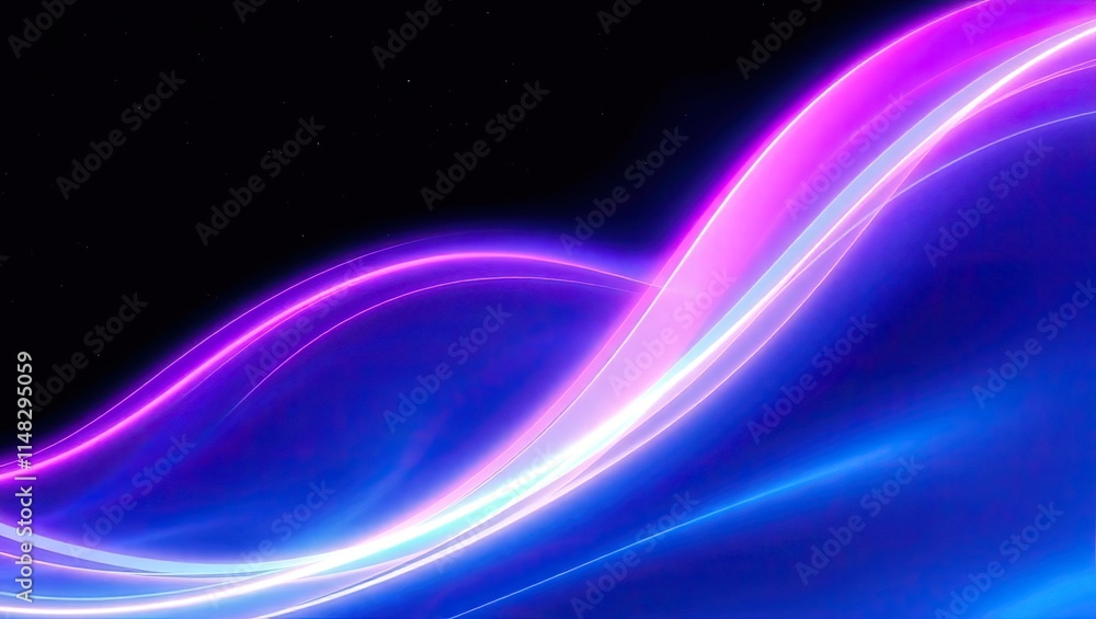 Neon Waves of Light. Vibrant Abstract. Ideal Desktop Background or Wallpaper Neon Waves of Light. Vibrant Abstract. Ideal Desktop Background or Wallpaper
