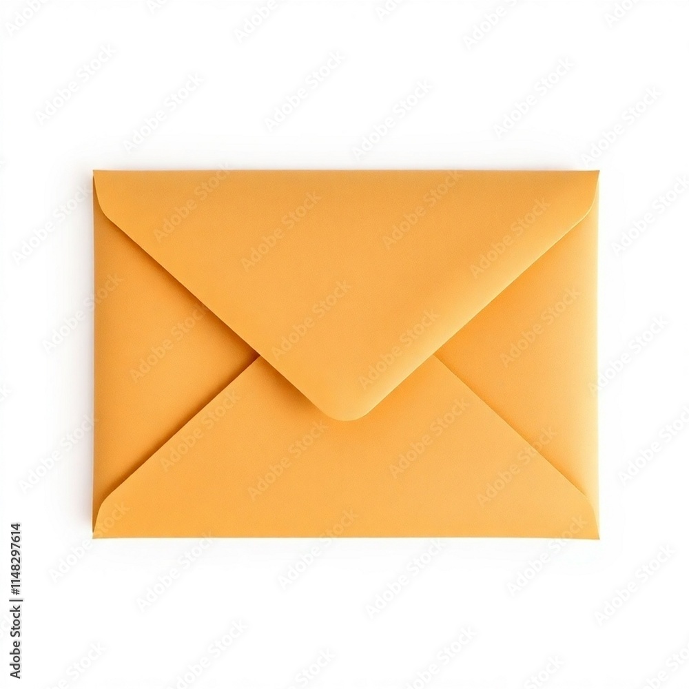 a brown envelope on isolated background a brown envelope on isolated background