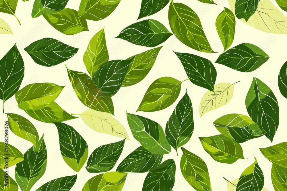 Soft and subtle leaf patterns create a calming atmosphere harmony naturally Soft and subtle leaf patterns create a calming atmosphere harmony naturally