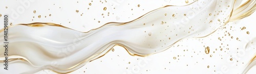 Golden Liquid Texture: A Luxurious Skincare Essence