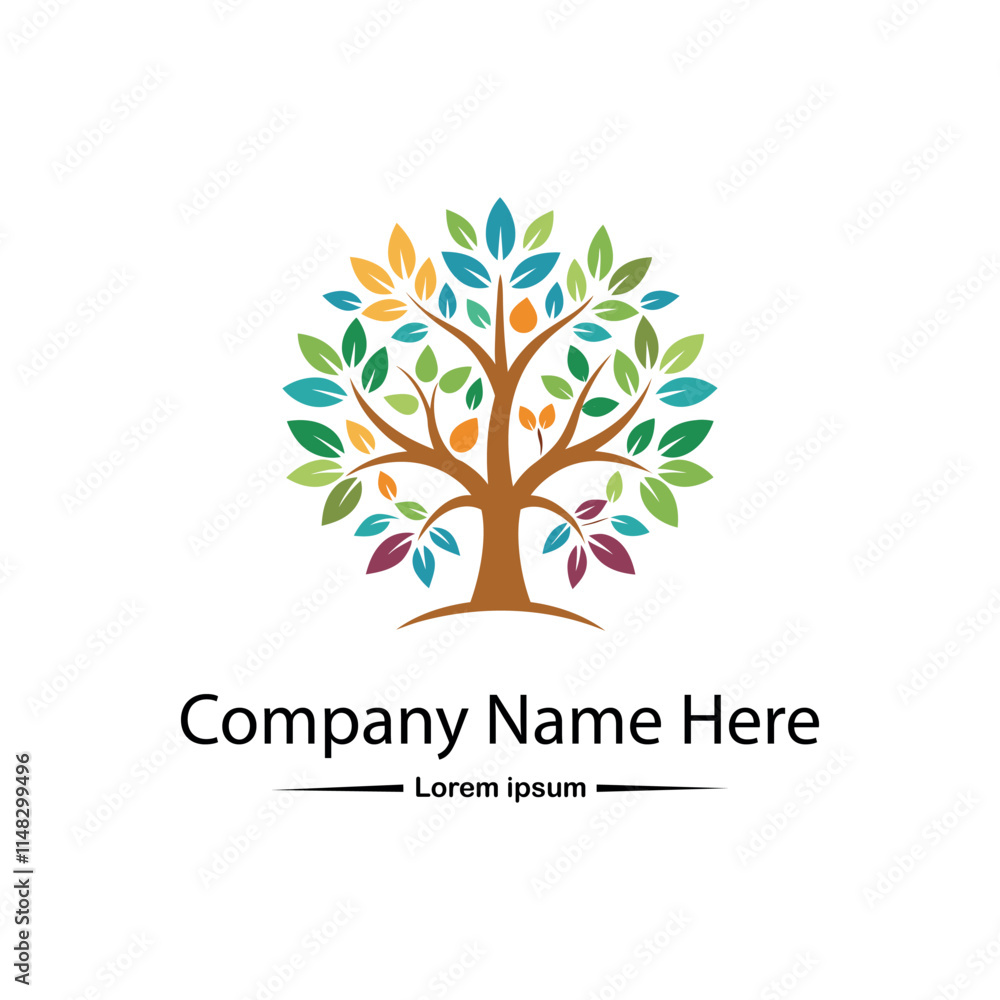 Obraz premium Family tree logo