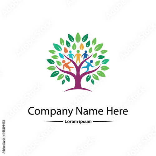 Family tree logo