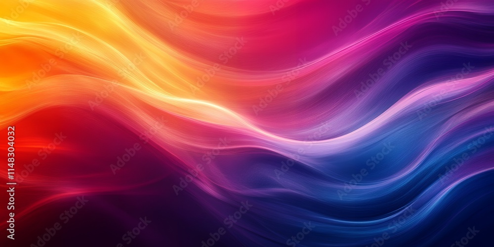 Vibrant Abstract Waves Colorful Swirling Background Texture Vibrant Abstract Waves Colorful Swirling Background Texture