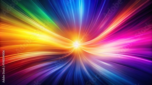 Wallpaper Mural Rainbow Spectrum Glamour Background: Abstract Purple Pink Orange Yellow Smooth Color Transition Web Template Design Torontodigital.ca