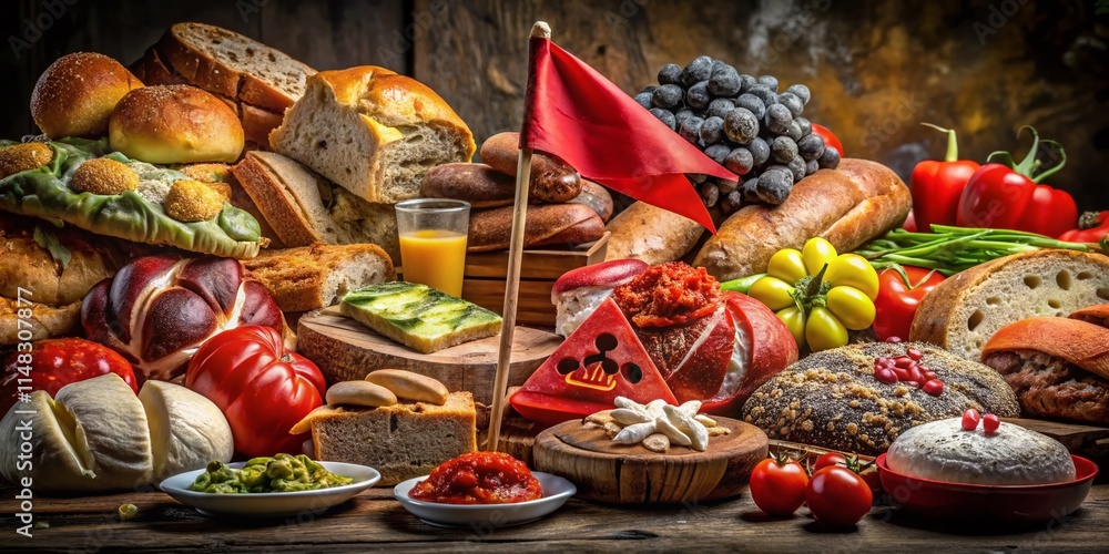 Red Flags Food Photography: Warning Signs in Your Diet, Unhealthy Eating Habits, Food Safety Issues, Spoiled Food Pictures, Food Contamination Images Red Flags Food Photography: Warning Signs in Your Diet, Unhealthy Eating Habits, Food Safety Issues, Spoiled Food Pictures, Food Contamination Images
