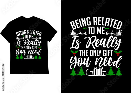 MERRY CHRISTMAS DAY TSHIRT DESIGN