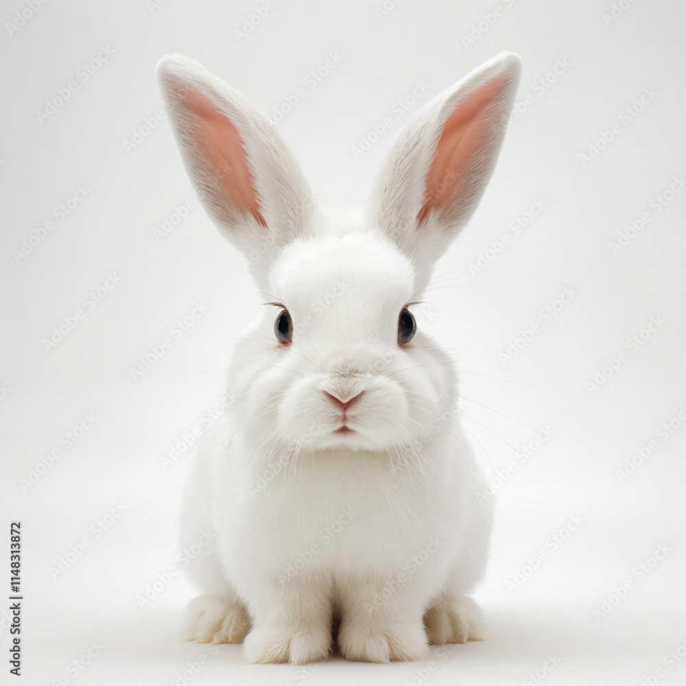 Obraz premium white rabbit