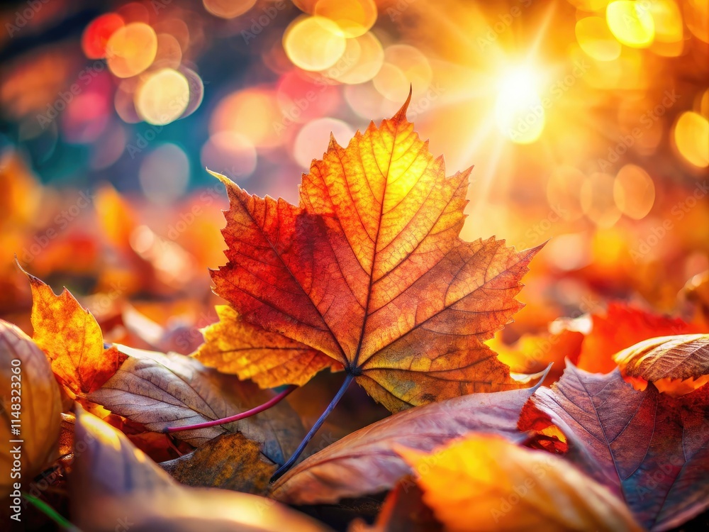 Autumn's vibrant hues blurred, creating a dreamy bokeh nature wallpaper. Autumn's vibrant hues blurred, creating a dreamy bokeh nature wallpaper.