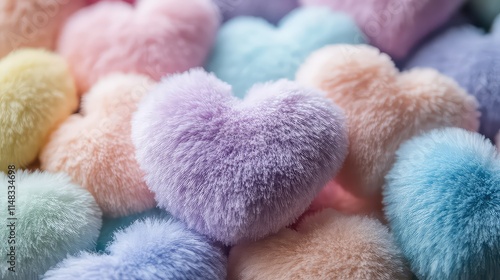 Valentine's Day Themed Background, Generative AI