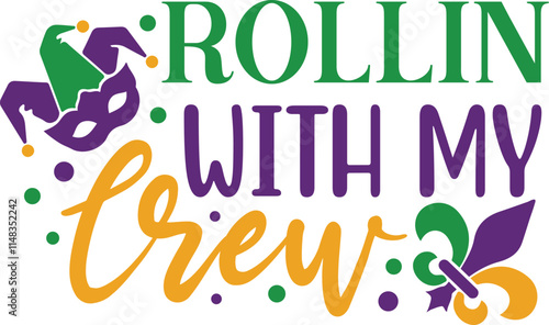 mardi gras svg design