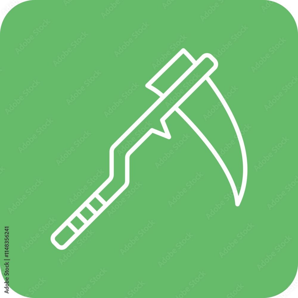 Obraz premium Scythe Icon
