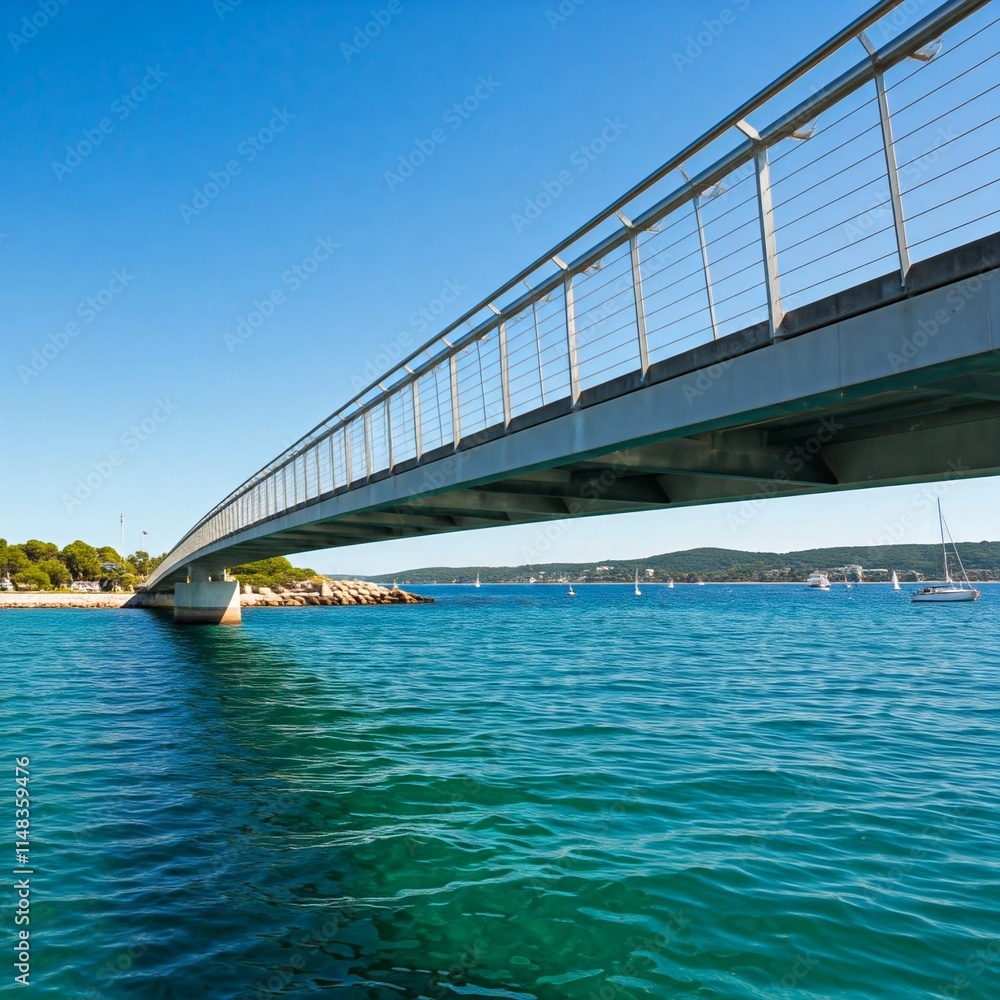 Obraz premium bridge over the river