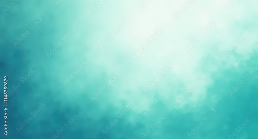 Turquoise and Cool White gradient background with Holographic Seafoam Blue light. A fantasy watercolor style with dynamic color patterns, viewed from a high angle Turquoise and Cool White gradient background with Holographic Seafoam Blue light. A fantasy watercolor style with dynamic color patterns, viewed from a high angle