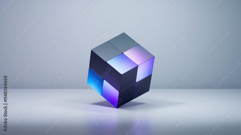 abstract cube abstract cube