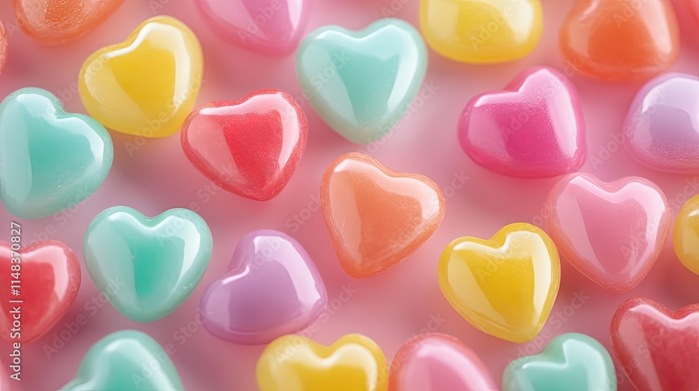 Obraz premium Valentine's Day Themed Background, Generative AI