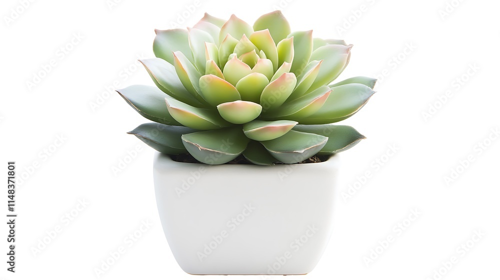 Succulent plant in white pot. (1) Succulent plant in white pot. (1)