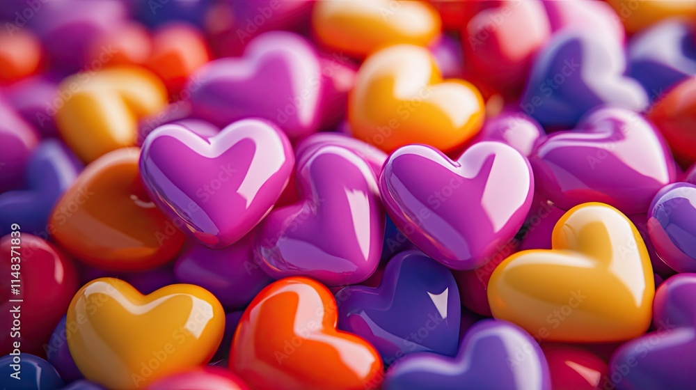 Valentine's Day Themed Background, Generative AI Valentine's Day Themed Background, Generative AI