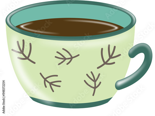 cup of coffee with milk