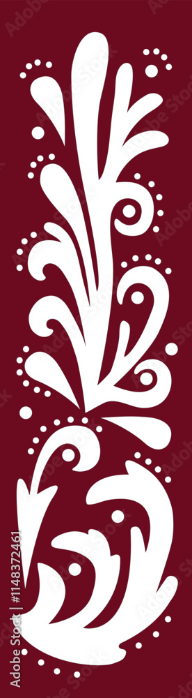 ornament, beautiful pattern, white pattern on red background, a nice pattern, white vector pattern, plant pattern, creative pattern, unusual pattern ornament, beautiful pattern, white pattern on red background, a nice pattern, white vector pattern, plant pattern, creative pattern, unusual pattern