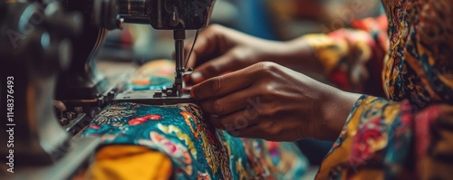 Skilled Village Tailor Sewi...